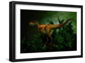 Pycnonemosaurus Was a Carnivorous Dinosaur from the Late Cretaceous Period-null-Framed Art Print