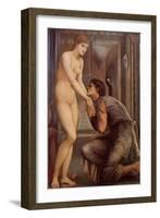 Pygmalian:The Soul Attains Iv-Edward Burne-Jones-Framed Art Print