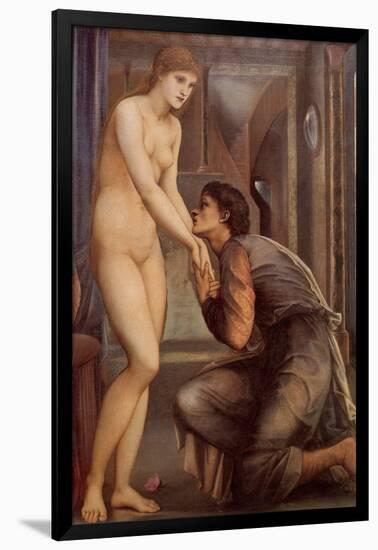 Pygmalian:The Soul Attains Iv-Edward Burne-Jones-Framed Art Print