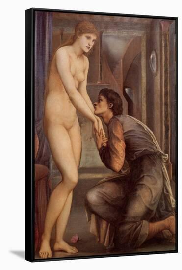 Pygmalian:The Soul Attains Iv-Edward Burne-Jones-Framed Stretched Canvas