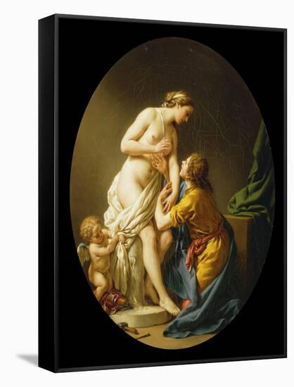 Pygmalion and Galatea, 1781-Louis Jean Francois I Lagrenee-Framed Stretched Canvas