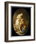 Pygmalion and Galatea, 1781-Louis Jean Francois I Lagrenee-Framed Premium Giclee Print