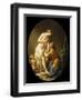 Pygmalion and Galatea, 1781-Louis Jean Francois I Lagrenee-Framed Premium Giclee Print