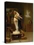 Pygmalion and Galatea, c.1890-Jean Leon Gerome-Stretched Canvas