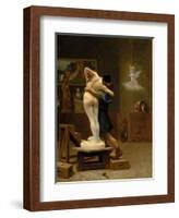 Pygmalion and Galatea, c.1890-Jean Leon Gerome-Framed Giclee Print