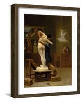 Pygmalion and Galatea, c.1890-Jean Leon Gerome-Framed Giclee Print