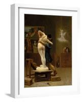 Pygmalion and Galatea, c.1890-Jean Leon Gerome-Framed Giclee Print