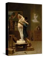 Pygmalion and Galatea, c.1890-Jean Leon Gerome-Stretched Canvas