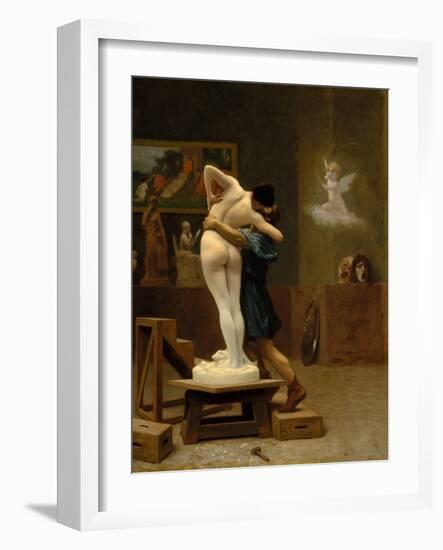 Pygmalion and Galatea, C. 1890-Jean-Léon Gerôme-Framed Giclee Print