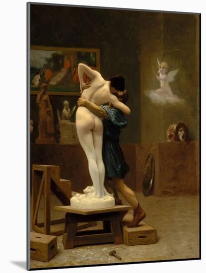 Pygmalion and Galatea, C. 1890-Jean-Léon Gerôme-Mounted Giclee Print