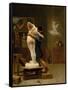 Pygmalion and Galatea, C. 1890-Jean-Léon Gerôme-Framed Stretched Canvas