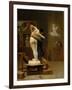 Pygmalion and Galatea, C. 1890-Jean-Léon Gerôme-Framed Giclee Print