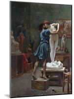 Pygmalion Et Galatee-Jean Leon Gerome-Mounted Giclee Print