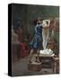 Pygmalion Et Galatee-Jean Leon Gerome-Stretched Canvas