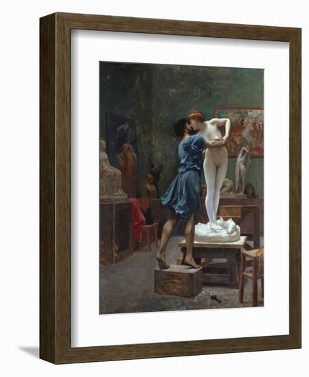 Pygmalion Et Galatee-Jean Leon Gerome-Framed Giclee Print