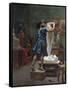 Pygmalion Et Galatee-Jean Leon Gerome-Framed Stretched Canvas