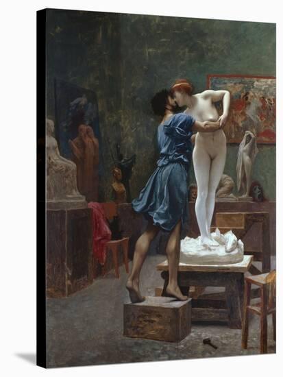 Pygmalion Et Galatee-Jean Leon Gerome-Stretched Canvas