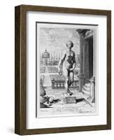 Pygmalion Is Enamoured with a Statue He Has Made, 1655-Michel de Marolles-Framed Giclee Print