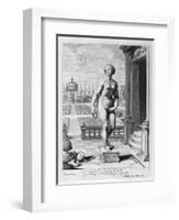 Pygmalion Is Enamoured with a Statue He Has Made, 1655-Michel de Marolles-Framed Giclee Print