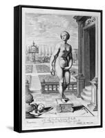 Pygmalion Is Enamoured with a Statue He Has Made, 1655-Michel de Marolles-Framed Stretched Canvas