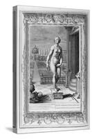 Pygmalion Is Enamoured with a Statue He Has Made, 1733-Bernard Picart-Stretched Canvas