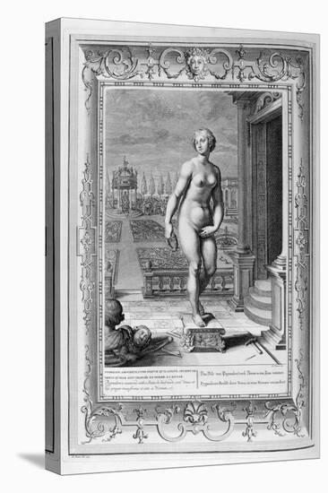 Pygmalion Is Enamoured with a Statue He Has Made, 1733-Bernard Picart-Stretched Canvas