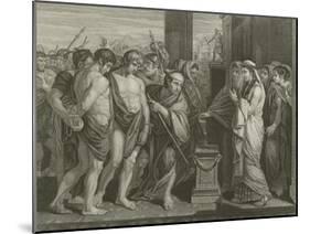 Pylades and Orestes-Benjamin West-Mounted Giclee Print