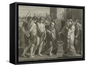 Pylades and Orestes-Benjamin West-Framed Stretched Canvas