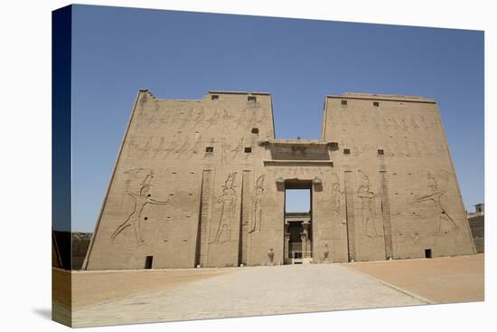 Pylon, Temple of Horus, Edfu, Egypt, North Africa, Africa-Richard Maschmeyer-Stretched Canvas