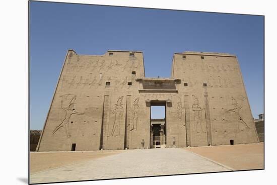 Pylon, Temple of Horus, Edfu, Egypt, North Africa, Africa-Richard Maschmeyer-Mounted Photographic Print