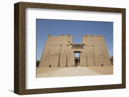 Pylon, Temple of Horus, Edfu, Egypt, North Africa, Africa-Richard Maschmeyer-Framed Photographic Print