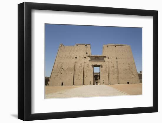 Pylon, Temple of Horus, Edfu, Egypt, North Africa, Africa-Richard Maschmeyer-Framed Photographic Print