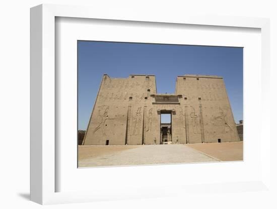 Pylon, Temple of Horus, Edfu, Egypt, North Africa, Africa-Richard Maschmeyer-Framed Photographic Print