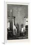 Pylons and Obelisk of Rameses II, at Luksor, Egypt, 1879-null-Framed Giclee Print