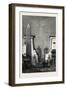 Pylons and Obelisk of Rameses II, at Luksor, Egypt, 1879-null-Framed Giclee Print