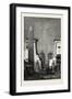 Pylons and Obelisk of Rameses II, at Luksor, Egypt, 1879-null-Framed Giclee Print