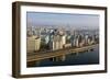 Pyongyang and the River Taedong, Pyongyang, Democratic People's Republic of Korea (DPRK), N. Korea-Gavin Hellier-Framed Photographic Print