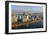 Pyongyang and the River Taedong, Pyongyang, Democratic People's Republic of Korea (DPRK), N. Korea-Gavin Hellier-Framed Photographic Print