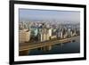 Pyongyang and the River Taedong, Pyongyang, Democratic People's Republic of Korea (DPRK), N. Korea-Gavin Hellier-Framed Photographic Print