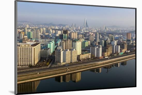 Pyongyang and the River Taedong, Pyongyang, Democratic People's Republic of Korea (DPRK), N. Korea-Gavin Hellier-Mounted Photographic Print