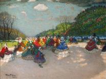 A Walk in the Spring Park-Pyotr Alexandrovich Nilus-Giclee Print