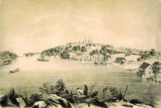 Valaam Monastery on Valaam Island in Lake Ladoga, Near St Petersburg, Russia, 1850-Pyotr Borel-Giclee Print