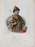 Portrait of the Tsar Peter II of Russia (1715-173)-Pyotr Fyodorovich Borel-Mounted Giclee Print