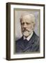 Pyotr Ilich Tchaikovsky, Russian Composer-Ik Skelton-Framed Photographic Print