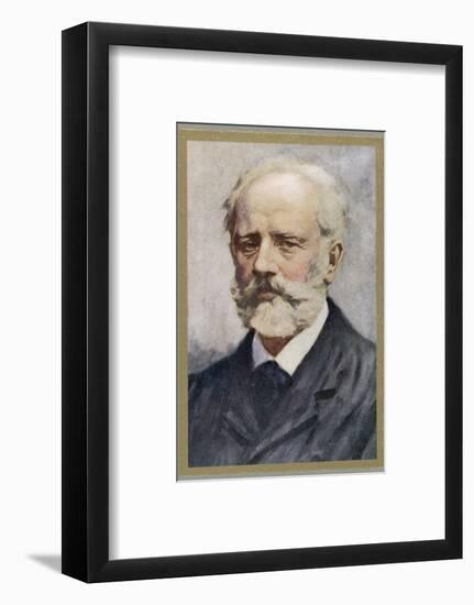 Pyotr Ilich Tchaikovsky, Russian Composer-Ik Skelton-Framed Photographic Print