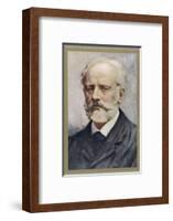 Pyotr Ilich Tchaikovsky, Russian Composer-Ik Skelton-Framed Photographic Print