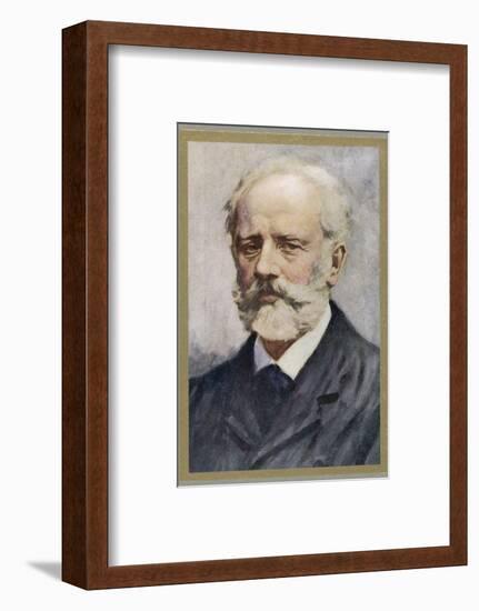 Pyotr Ilich Tchaikovsky, Russian Composer-Ik Skelton-Framed Photographic Print