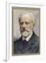 Pyotr Ilich Tchaikovsky, Russian Composer-Ik Skelton-Framed Photographic Print