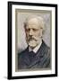 Pyotr Ilich Tchaikovsky, Russian Composer-Ik Skelton-Framed Photographic Print