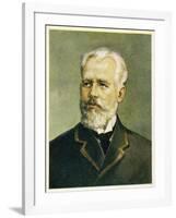 Pyotr Ilich Tchaikovsky, Russian Composer-null-Framed Art Print